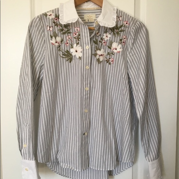Kate Spade New York Striped Dress Shirt - Picture 1 of 7